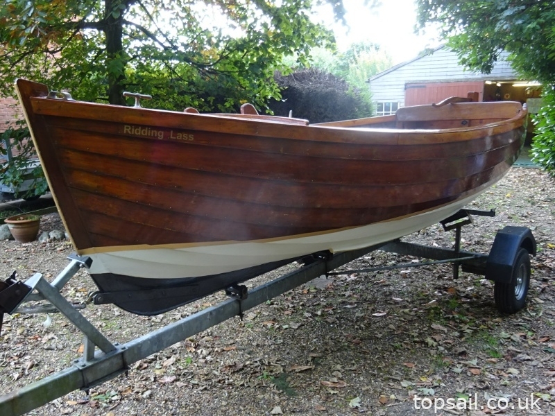1950 Borwick’s of Windermere Clinker Open Launch & Trailer