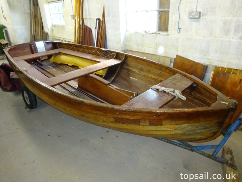 1960 Landamores Elanco Lapstrake 12 Sailing Dinghy & Trailer