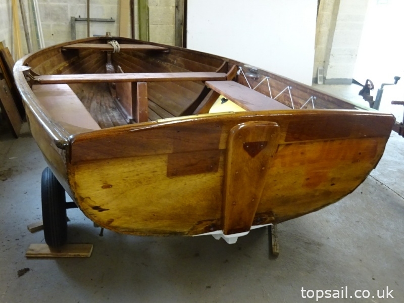1960 Landamores Elanco Lapstrake 12 Sailing Dinghy & Trailer