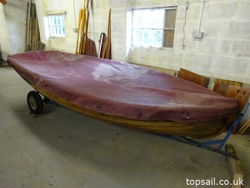 1960 Landamores Elanco Lapstrake 12 Sailing Dinghy & Trailer