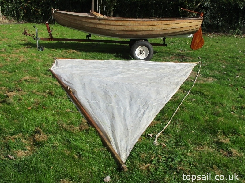 1930 Sailing Scow/Lug Sail Dinghy & Trailer