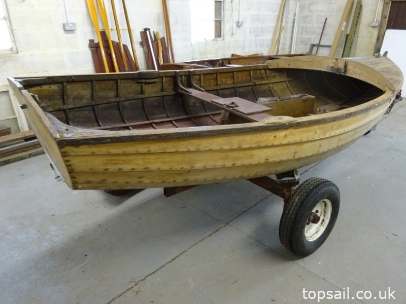 1930 Sailing Scow/Lug Sail Dinghy & Trailer
