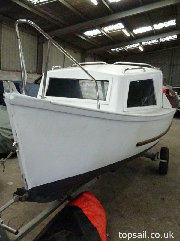 16ft Motor Launch/Fishing Boat & Trailer