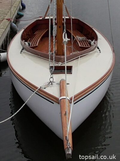 1936 Yare & Bure One Design (YBOD, White Boat) & Trailer