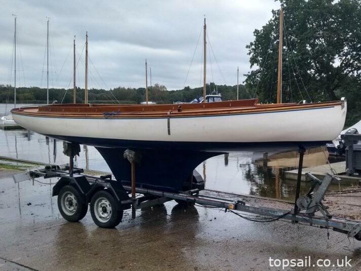 1981 GRP Yare & Bure One Design (YBOD, White Boat) & Trailer