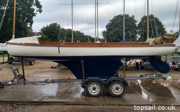 1981 GRP Yare & Bure One Design (YBOD, White Boat) & Trailer
