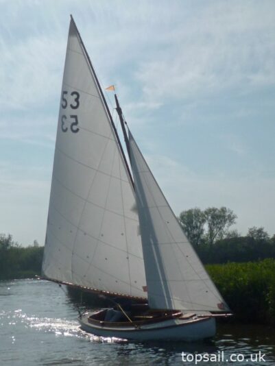 1936 Norfolk Broads Half Decker (Yare & Bure One Design) Trailer & 2019 Mooring