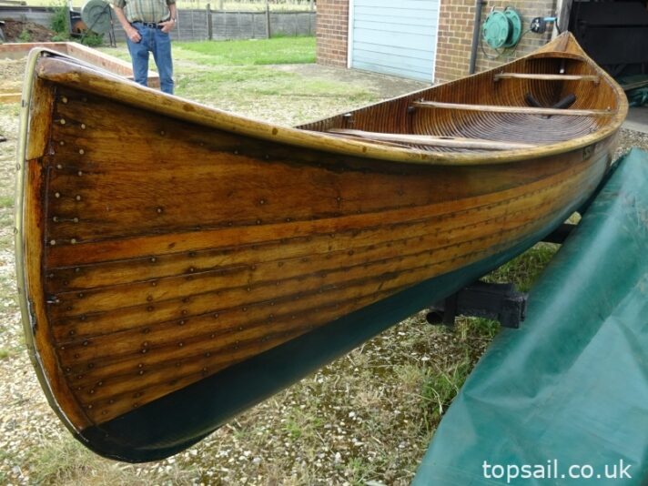 Vintage Canadian Canoe & Trailer