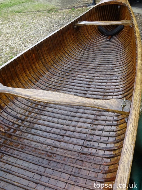 Vintage Canadian Canoe & Trailer