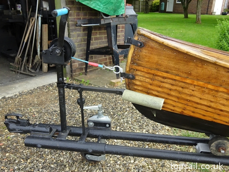 Vintage Canadian Canoe & Trailer