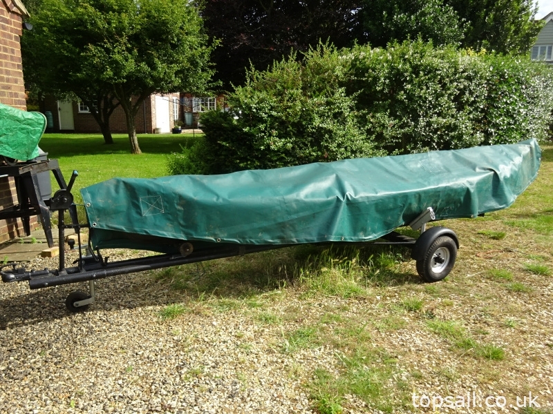 Vintage Canadian Canoe & Trailer