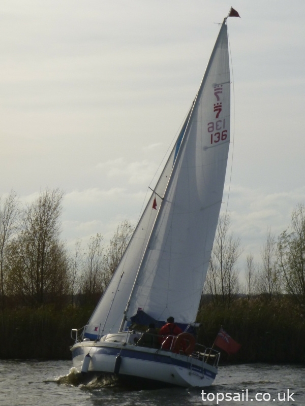 1985 Pegasus 700 (Shallow Fin, Diesel Inboard!)