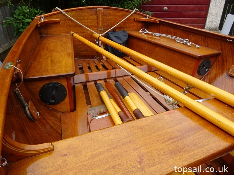 2006 Gaff Rigged Sailing Dinghy & Trailer