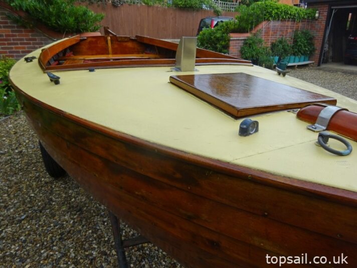 Gaff Rigged Clinker Half Decker & Trailer