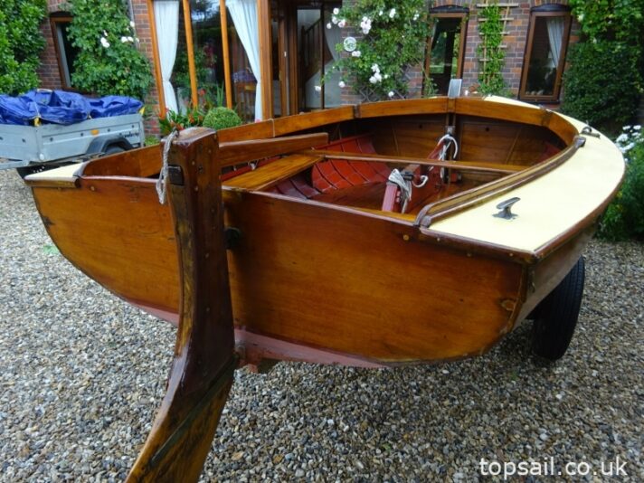 Gaff Rigged Clinker Half Decker & Trailer