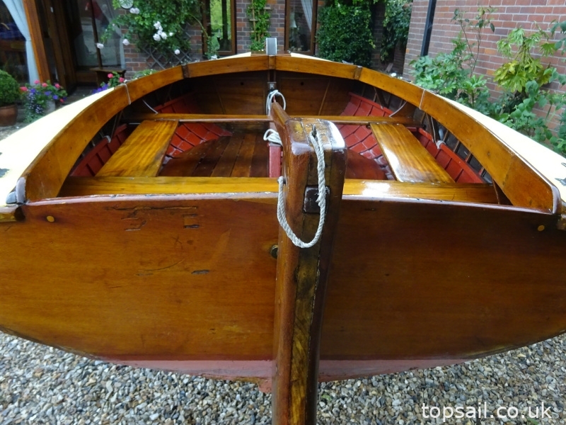 Gaff Rigged Clinker Half Decker & Trailer