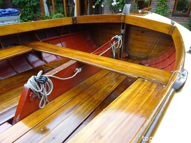 Gaff Rigged Clinker Half Decker & Trailer