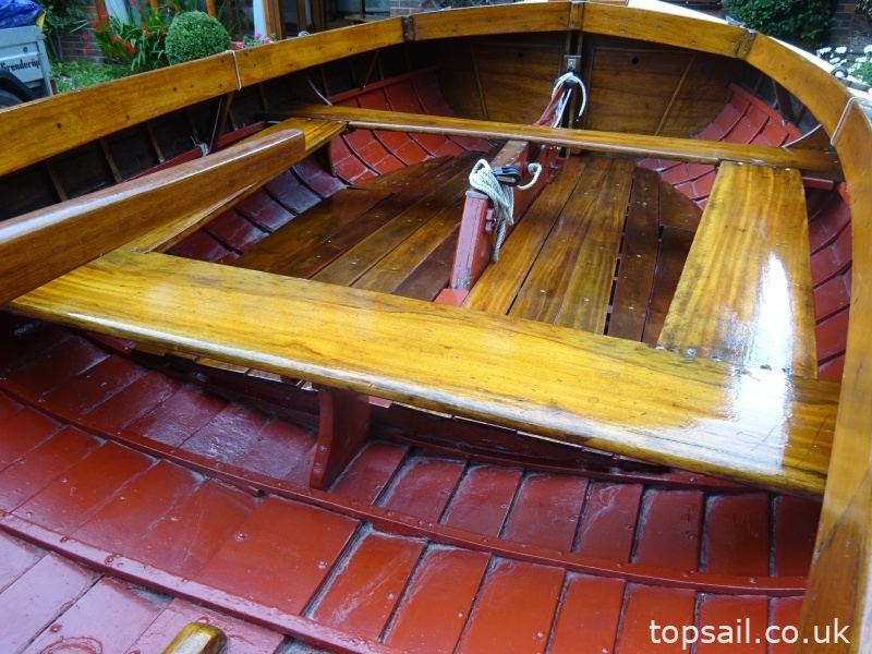 Gaff Rigged Clinker Half Decker & Trailer