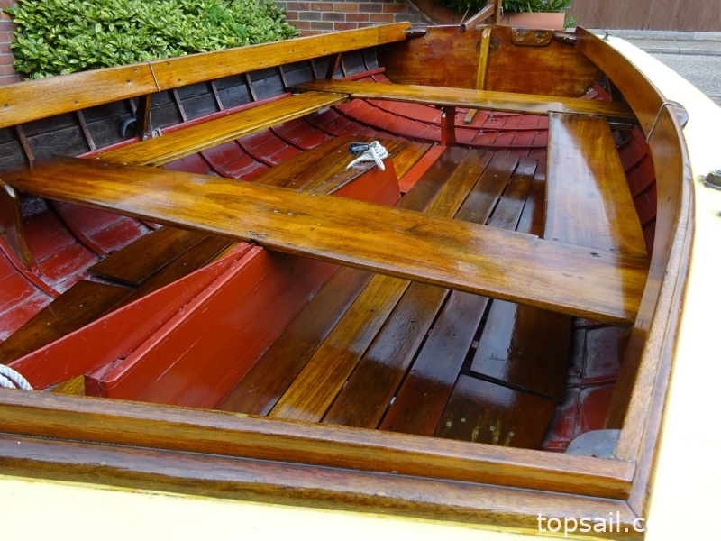 Gaff Rigged Clinker Half Decker & Trailer