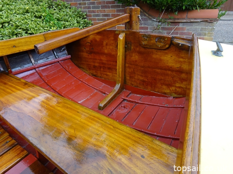 Gaff Rigged Clinker Half Decker & Trailer
