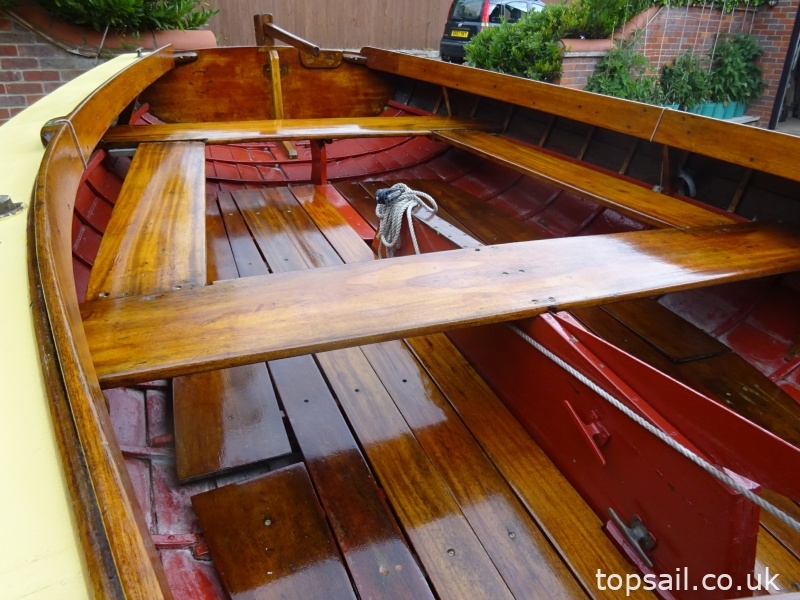 Gaff Rigged Clinker Half Decker & Trailer