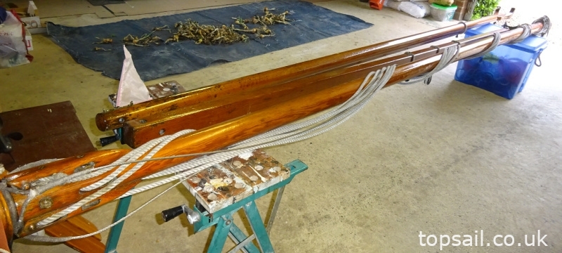 Gaff Rigged Clinker Half Decker & Trailer