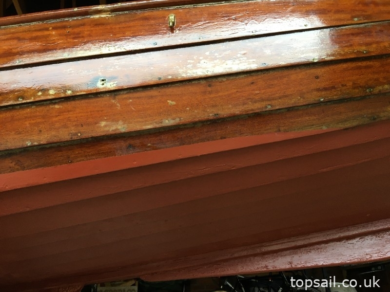 Gaff Rigged Clinker Half Decker & Trailer