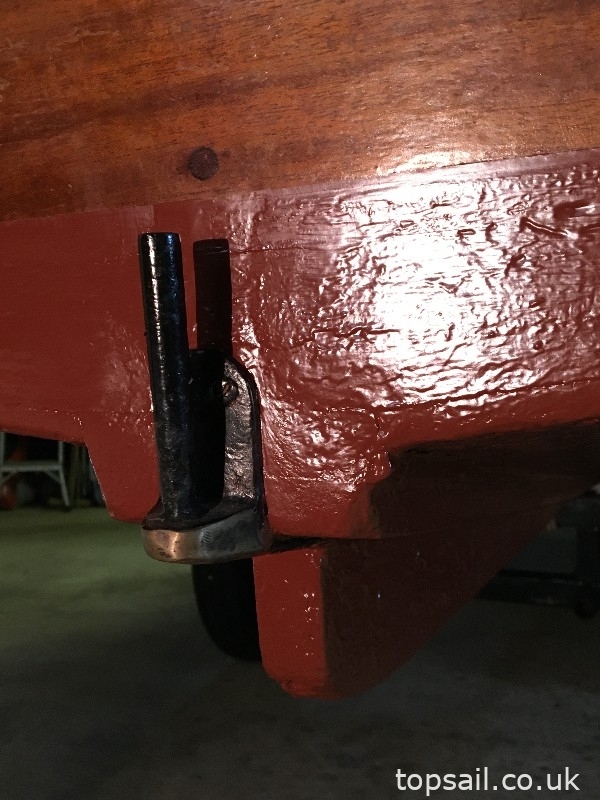 Gaff Rigged Clinker Half Decker & Trailer