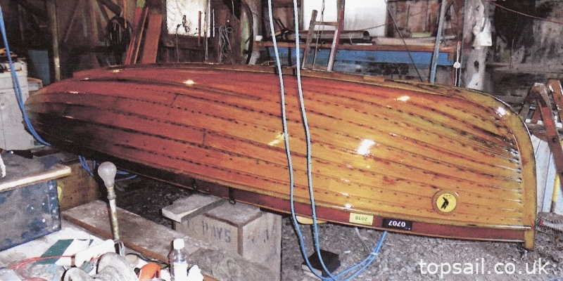 1935 Island Class 14ft Clinker Sailing Dinghy & Trailer