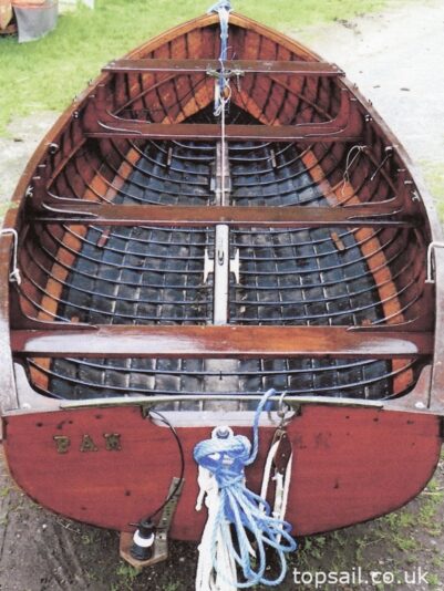 1935 Island Class 14ft Clinker Sailing Dinghy & Trailer