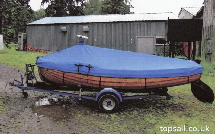 1935 Island Class 14ft Clinker Sailing Dinghy & Trailer