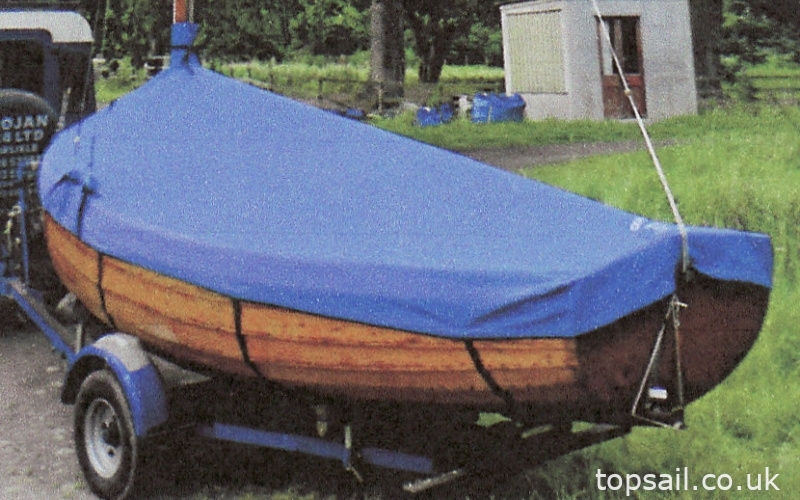 1935 Island Class 14ft Clinker Sailing Dinghy & Trailer