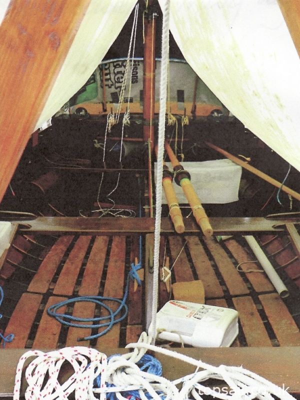 1935 Island Class 14ft Clinker Sailing Dinghy & Trailer