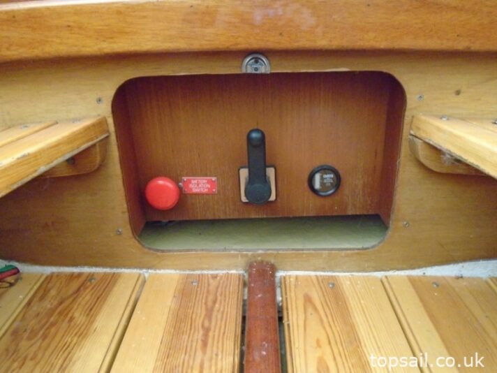 1991 GRP White Boat with Cuddy Cabin