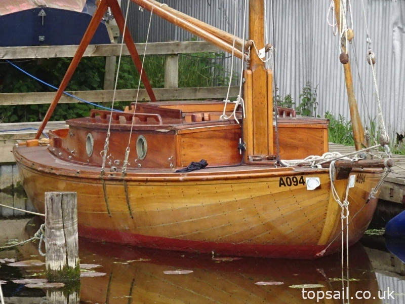 1924 Gaff Rigged River Cruiser Class Yacht