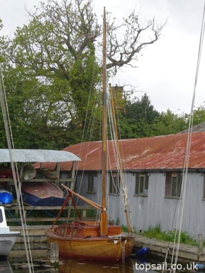 1924 Gaff Rigged River Cruiser Class Yacht