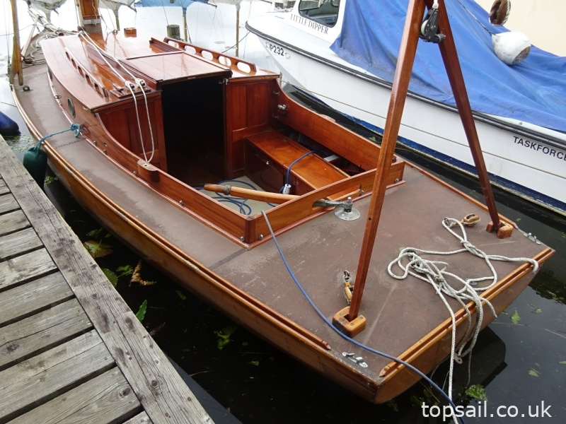 1924 Gaff Rigged River Cruiser Class Yacht