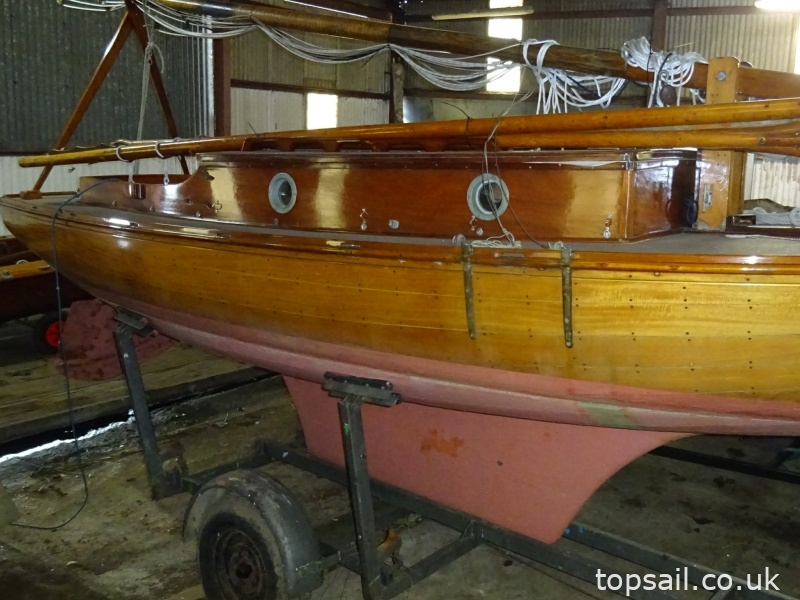 1924 Gaff Rigged River Cruiser Class Yacht