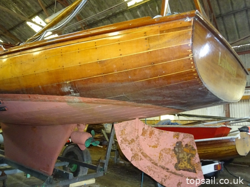 1924 Gaff Rigged River Cruiser Class Yacht