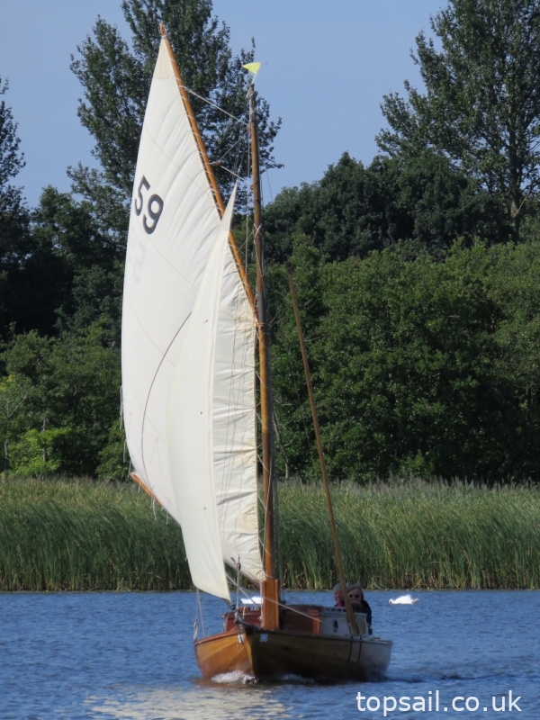 1924 Gaff Rigged River Cruiser Class Yacht