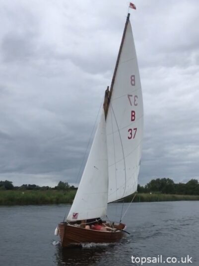 1936 Norfolk One Design Dinghy & Trailer