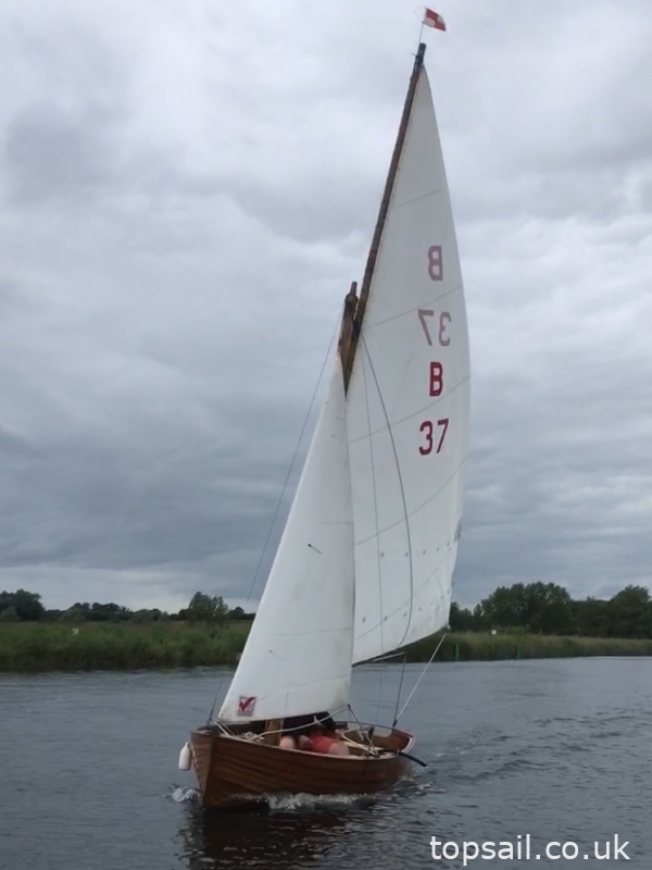 1936 Norfolk One Design Dinghy & Trailer