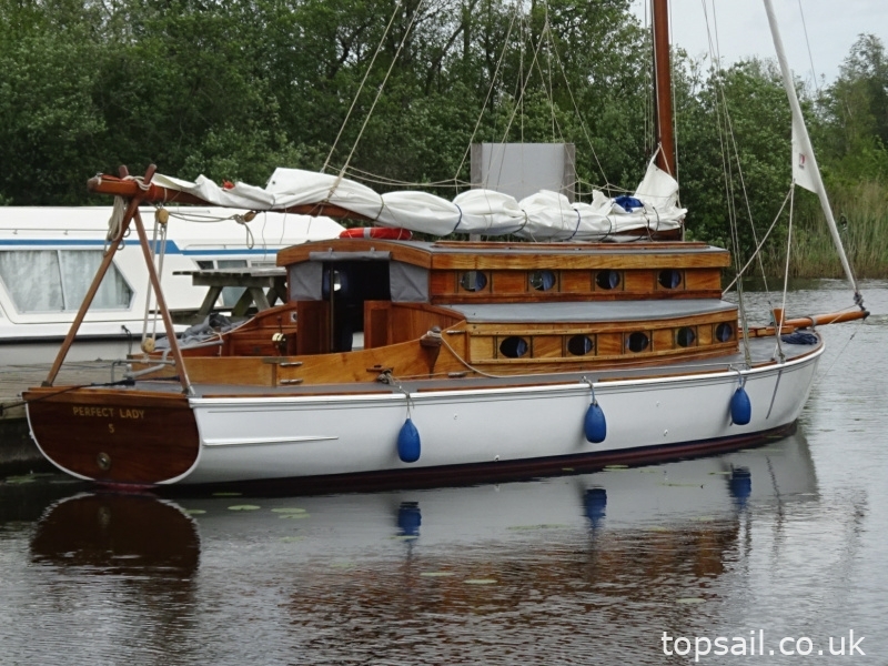 1936 Herbert Woods Perfect Lady Class Broads Yacht