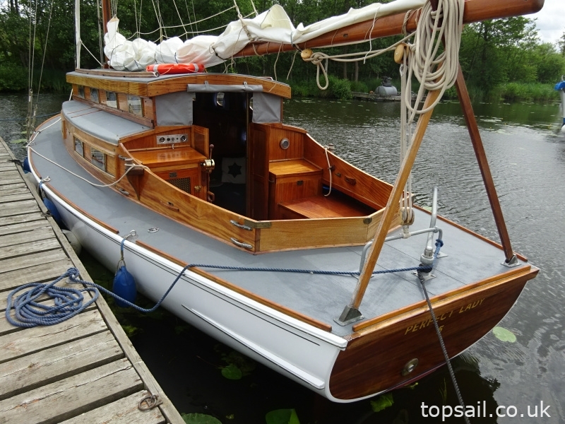 1936 Herbert Woods Perfect Lady Class Broads Yacht