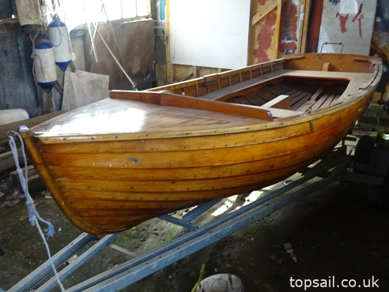 2003 12ft Clinker Sailing Dinghy & Trailer