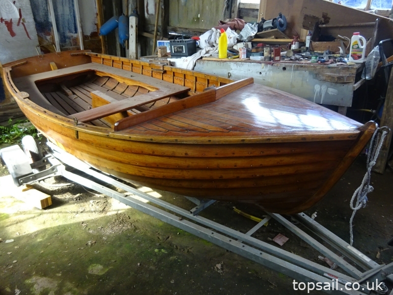2003 12ft Clinker Sailing Dinghy & Trailer