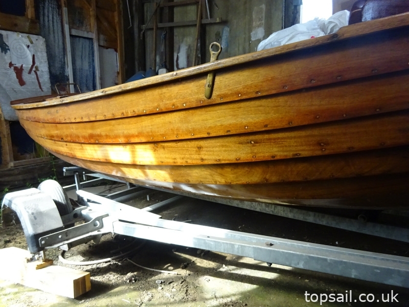 2003 12ft Clinker Sailing Dinghy & Trailer