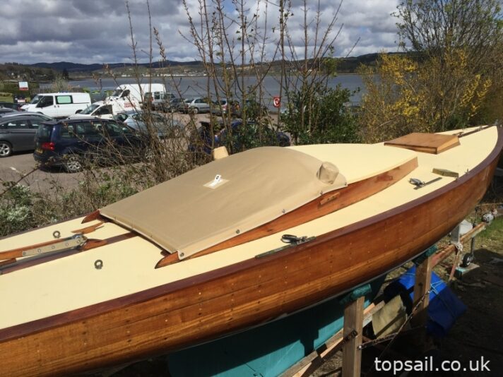 1950s Wooden Daysailer Sloop & Trailer