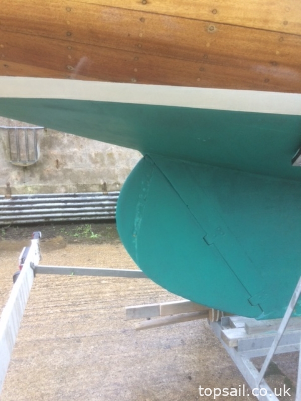 1950s Wooden Daysailer Sloop & Trailer