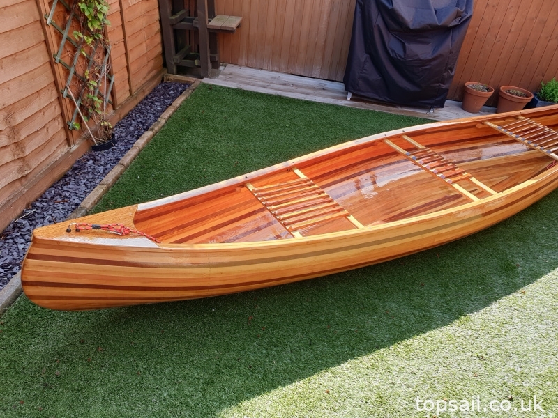 2021 14ft Cedar Strip Canadian-Style Canoe